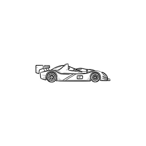 Premium Vector Race Car Hand Drawn Outline Doodle Icon Racing