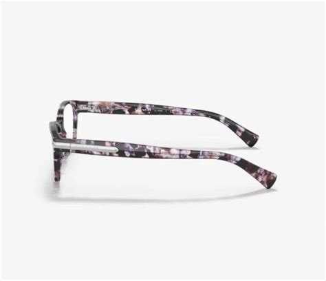 Coach Hc6065 5288 Confetti Purple Plastic Rectangle Eyeglasses 49mm For Sale Online Ebay