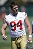 San Francisco 49ers defensive end Justin Smith during NFL football ...