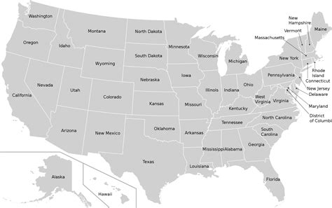 Map Of Usa With States Mary W Tinsley
