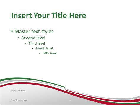 Italy Flag Powerpoint Template