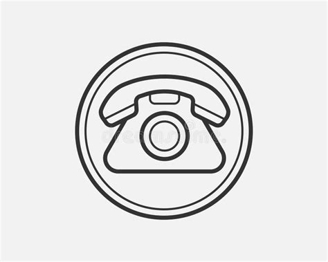 Phone Icon Vector Illustration Call Center App Telephone Icons Trendy