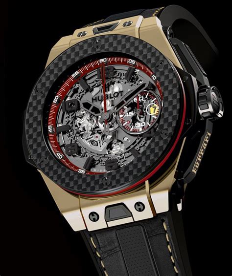 .anniversary of the big bang, hublot is unveiling two new models developed with ferrari: Hublot to Show Big Bang Models at Baselworld - WatchReport.com