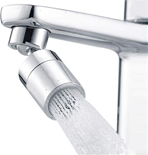 Waternymph 360 Degree Swivel Sink Faucet Aerator Big Angle 25 Gpm