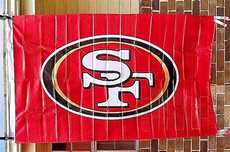 Licensed Nfl San Francisco 49ers Flag 3x5 Football Sports Nylon Banner