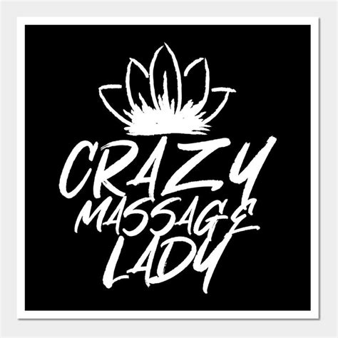 Crazy Massage Lady Massage Therapist Wall And Art Print Massage Therapist In 2022 Massage