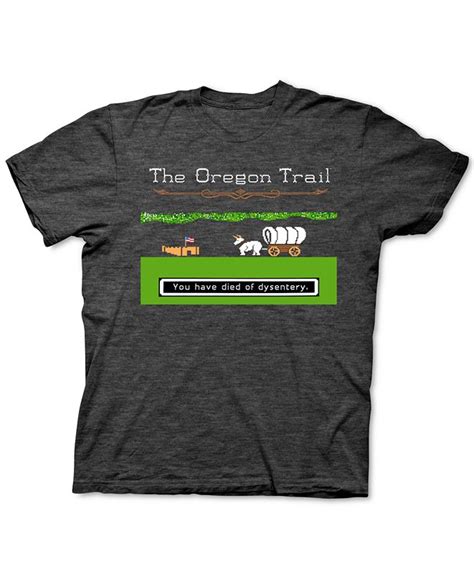 The oregon trail game came with clear instructions, requires 3 aa batteries and. New World Men's Oregon Trail Graphic T-Shirt & Reviews - T ...