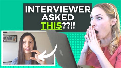 Job Interviewer Asks Super Inappropriate Questions Youtube