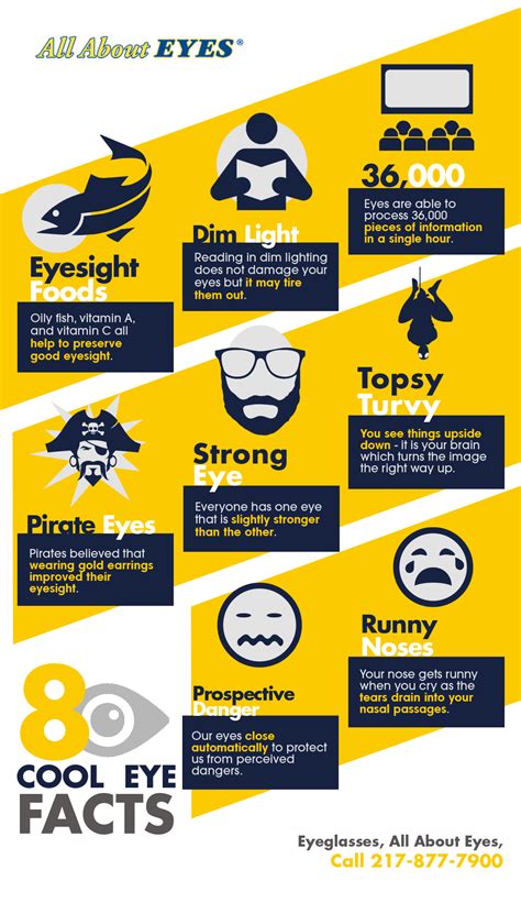 8 Cool Eye Facts Shared Info Graphics