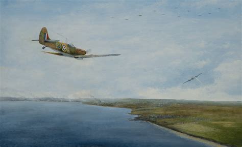 Seaham Artist Produces Series Of ‘the Battle Of Britain Paintings