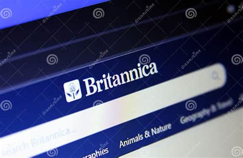 Encyclopedia Britannica Logo Editorial Photography Image Of Education