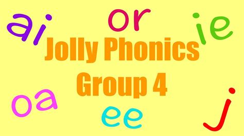 Jolly Phonics Group 4【3 Letter Sounds】 Youtube