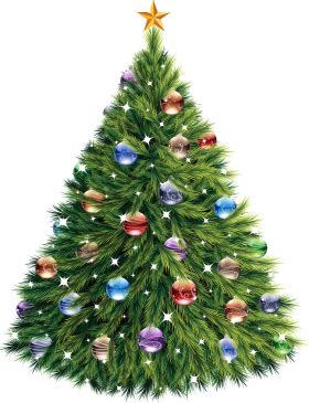 Christmas tree png image with transparent background. Chirstmas Lights Blue Purple Green PNG Image - PurePNG ...