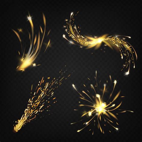 Free Realistic Collection Of Sparks From Welding Or Cutting Metal