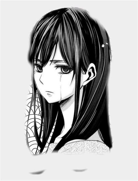 Tears Tränen Anime Girl Sad Gacha Black White Sad Anime Girl Crying Cliparts