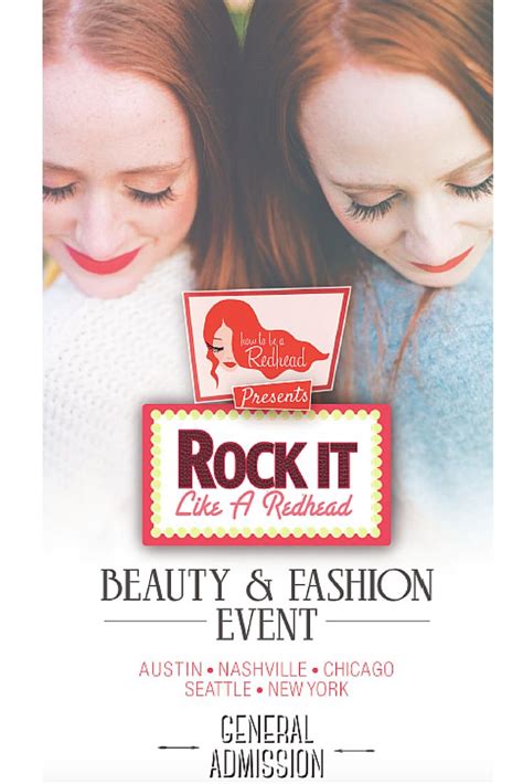 Rock It Like A Redhead Redhead Redhead Beauty Fashion Event