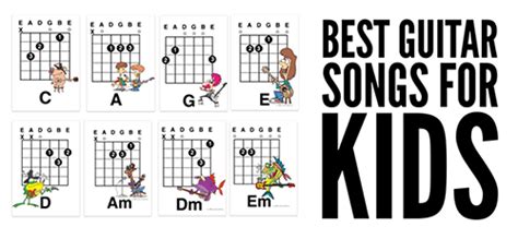 Achy breaky heart by billy these are all easy songs to play on guitar, and the ones that are a little more difficult are marked. Easy Kids Guitar Songs using the chords that children should learn first