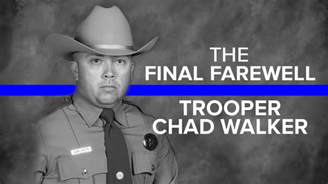 The Final Farewell For Fallen Dps Trooper Chad Walker