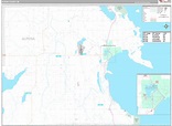 Alpena County, MI Wall Map Premium Style by MarketMAPS - MapSales