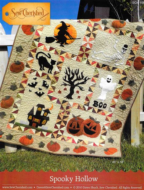 Quilt Pattern Spooky Hollow Halloween Decor Halloween Witch Haunted