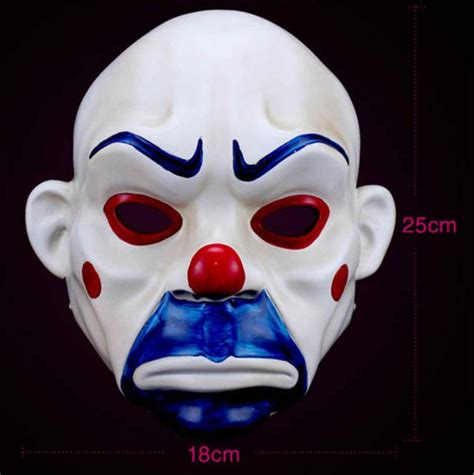 Joker Batman Dark Knight Resina Cosplay Mask Mask Clown Masquerade
