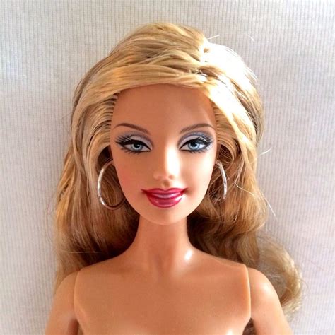 New Barbie Generation Model Muse Doll ~ Blonde Hair Blue Eyes Red Lips Nude Flaw Barbie Model