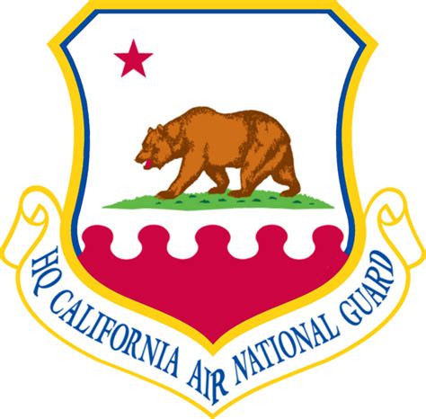 Cal1 Emblem Of The California Air National Guard Us Air Force