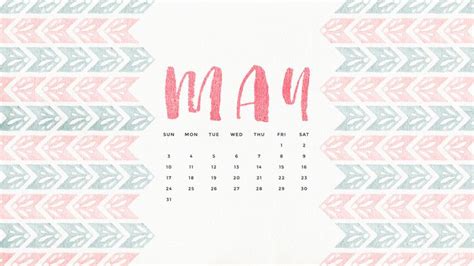 Freebie Hello May — Okay Miss Art Design Hello May Desktop