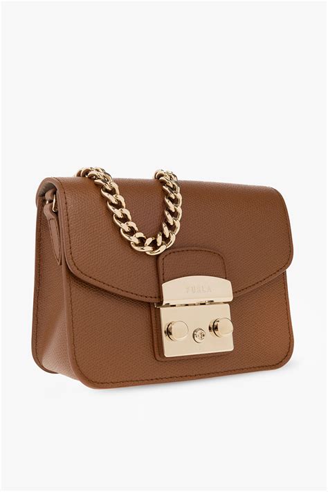 Brown ‘metropolis Mini Shoulder Bag Furla Vitkac Gb