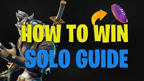 Fortnite Season 8 How To Win Solo Ultimate Guide Fortnite Chapter 2