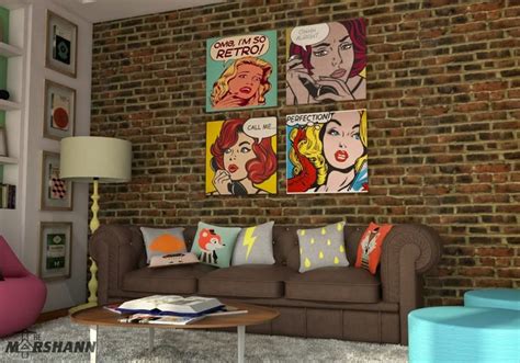 20 Chic Interior Designs Inspired By Pop Art