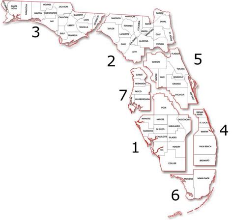New Florida District Map
