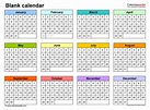 Free Word Calendar Templates – Printable Template Calendar