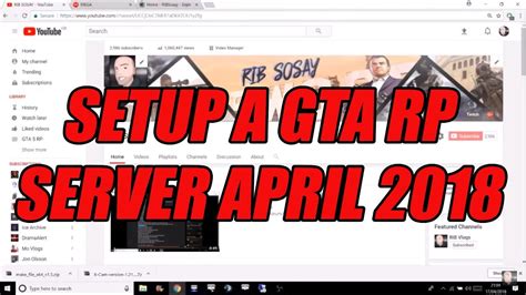 How To Setup A Gta Rp Server With My Files Quickeasy Youtube