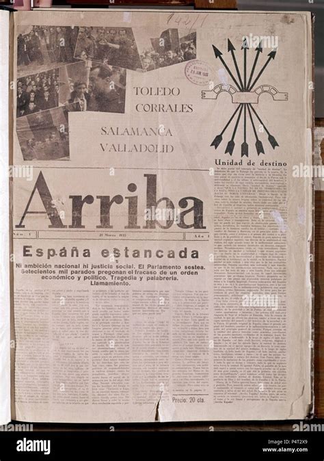 Periodico Arriba Diario De Falange Española 2131935 Ubicación