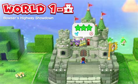 Super Mario 3d World Bowsers Fury World 1 Castle Stamp Tuppence