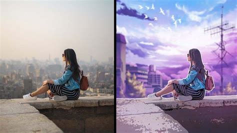 Turn yourself into anime online. How To Turn Photo Into Anime Style Effect Photoshop ...