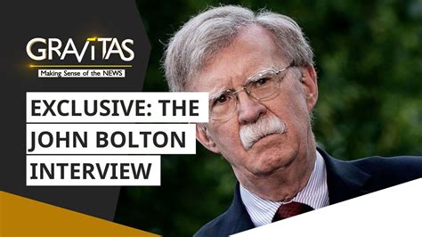 Exclusive The John Bolton Interview Youtube