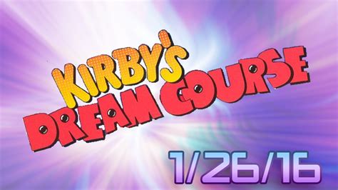 Kirby S Dream Course Full Stream Youtube