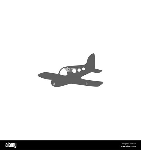 Aircraft Or Airplane Icon Vector Silhouette Stock Vector Image And Art