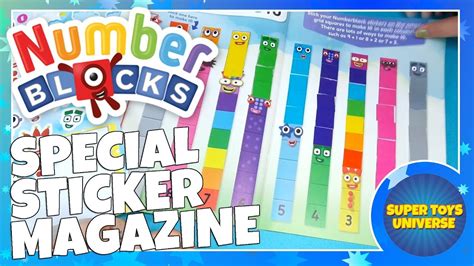 Cbeebies Numberblocks Magazine Blocks 1 5 21 Number Blocks Symbol Tiles