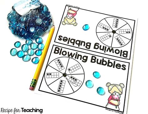 Blowing Bubbles Math Game Recipe For Teaching