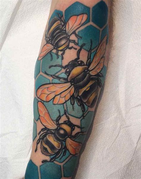 Bee Tattoo 7 By Patrick Whiting Tattoo Insider