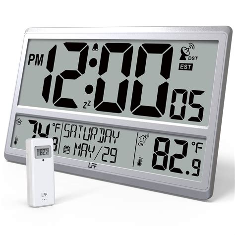 Buy Lff Atomic Clock 45 Numbers Digital Atomic Wall Clock Never