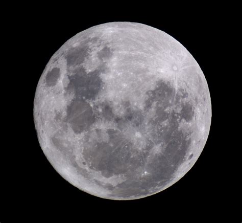 Starry Night Photography Full Moon