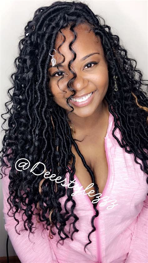 Pin By Kamillia Collier On Hairstyles Faux Locs Hairstyles Curly Hair Styles Crochet Hair Styles