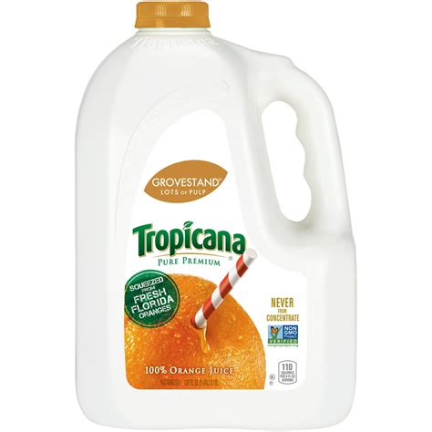 Tropicana Pure Premium 100 Orange Juice 1 Gallon