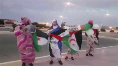 بالاعلام الصحراوية تخليد الذكرى الثانية بالشارع الرئيسي لبوجدور Youtube