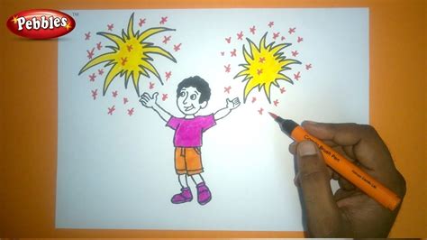 Love drawing but run out of cool ideas to draw when you are bored? How to Draw Diwali Festival Drawing | Diwali drawing for ...