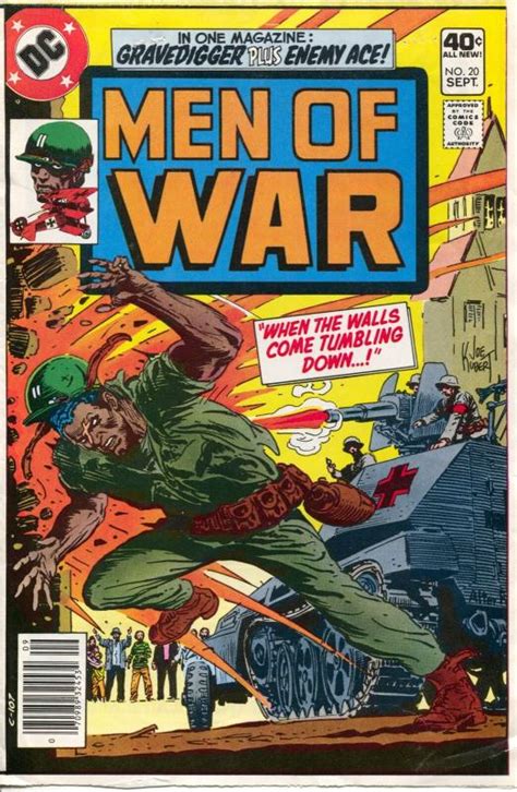Men Of War Dc Comics Cover Proof 20 1979 Joe Kubert African American